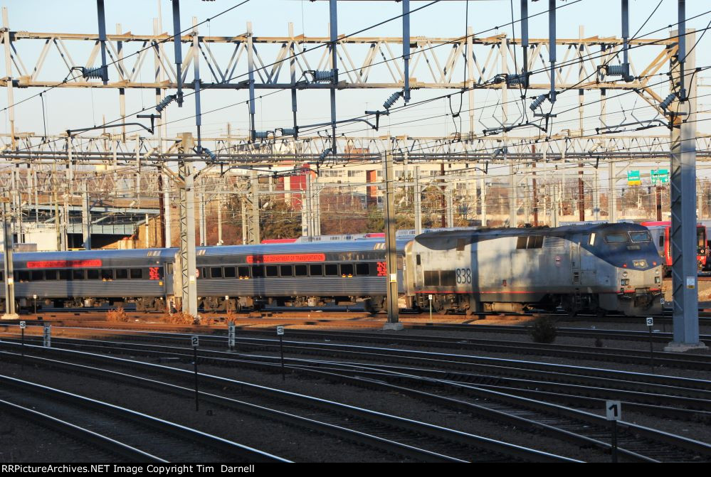 CDOT 838 heads back to New London